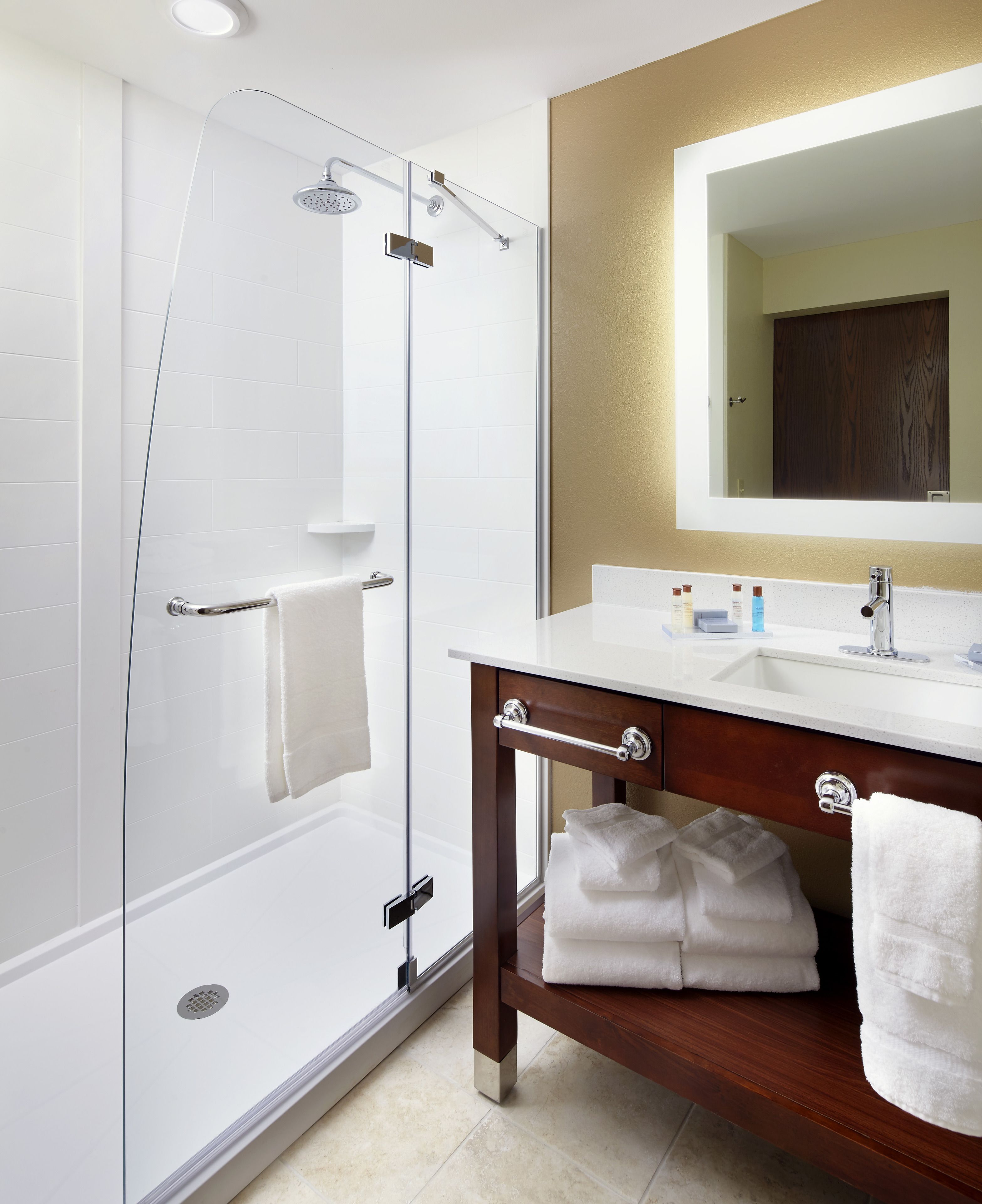 free toiletries, hair dryer, towels, soap