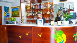 Poolside bar