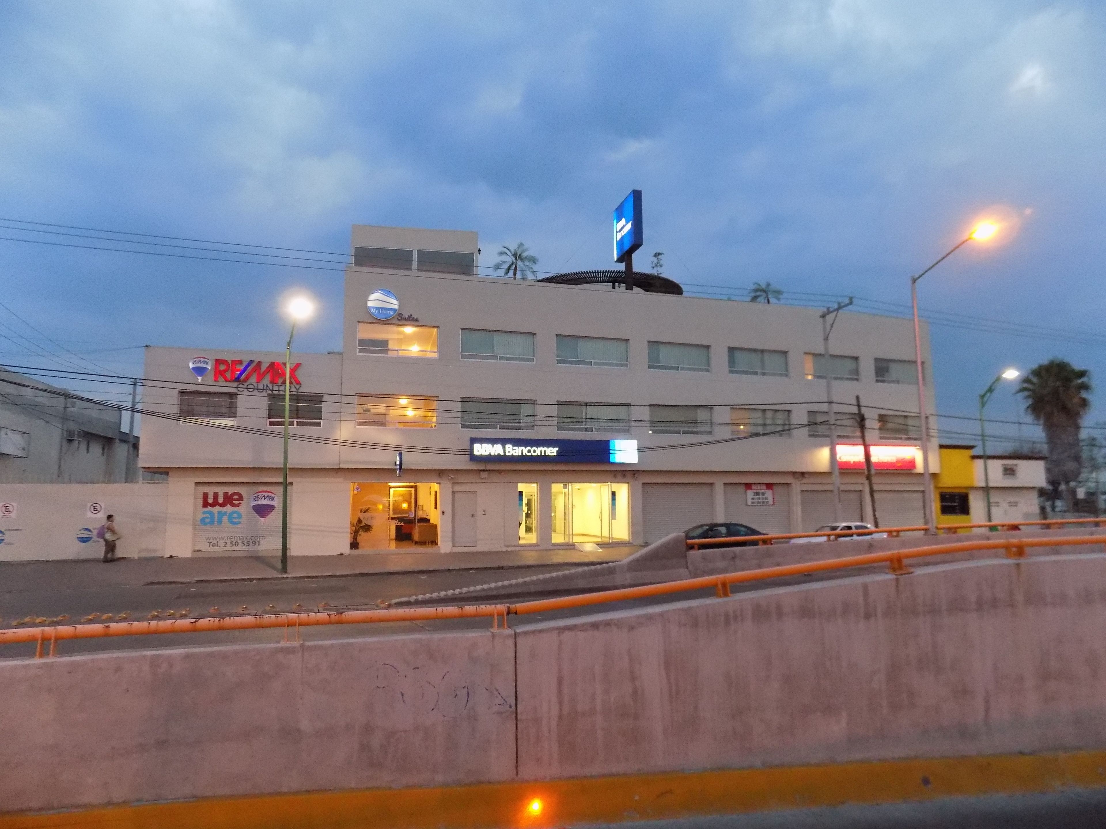 front of property – evening/night