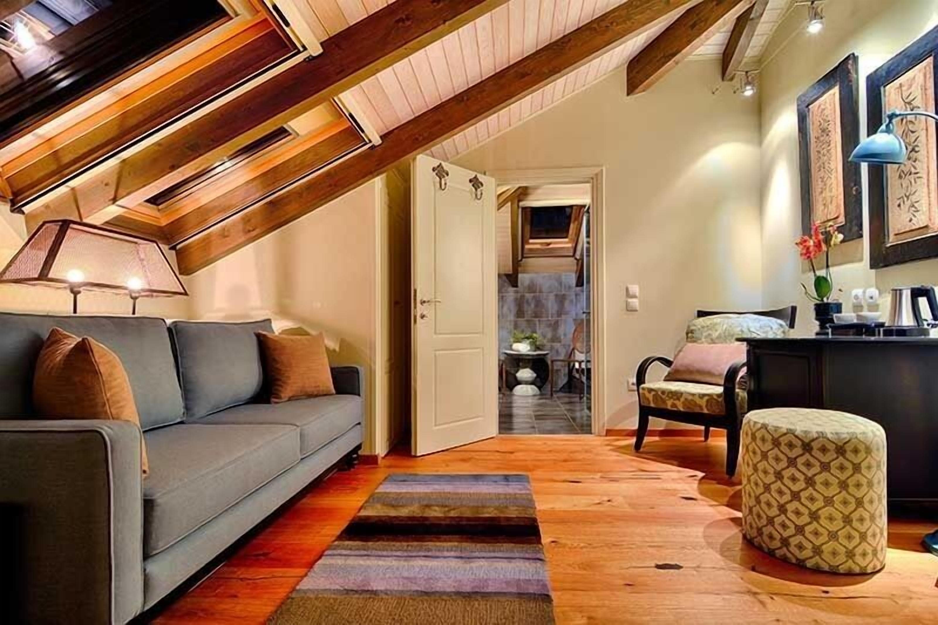 superior loft | living area | 32-inch lcd tv with satellite channels, tv