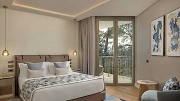 Junior Suite, 1 King Bed, Balcony | In-room safe, free WiFi, bed sheets