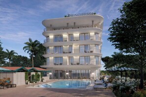 Udsigt fra overnatningsstedet