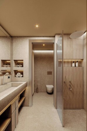 Jetted bath, rainfall showerhead, free toiletries, hair dryer - Principessa Forte dei Marmi, Autograph Collection (Forte dei Marmi)