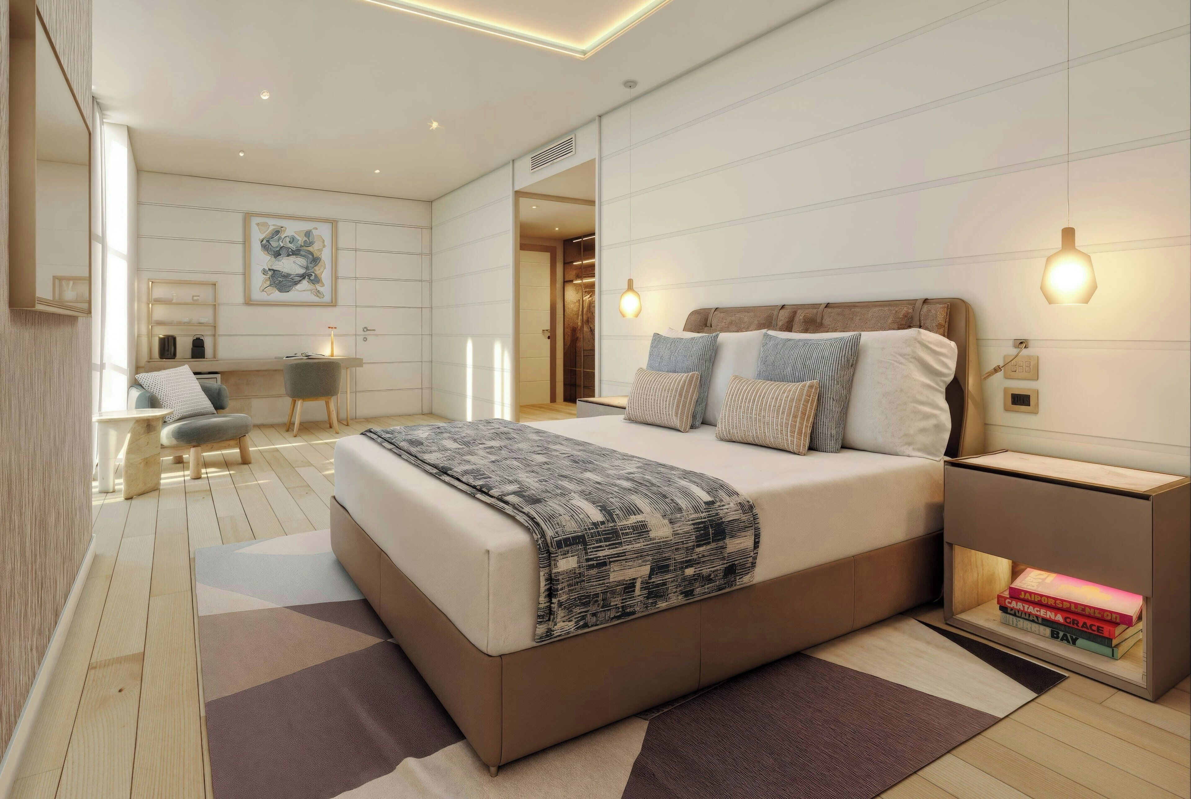 セーフティボックス (室内)、ベビーベッド、WiFi (無料)、ベッドシーツ