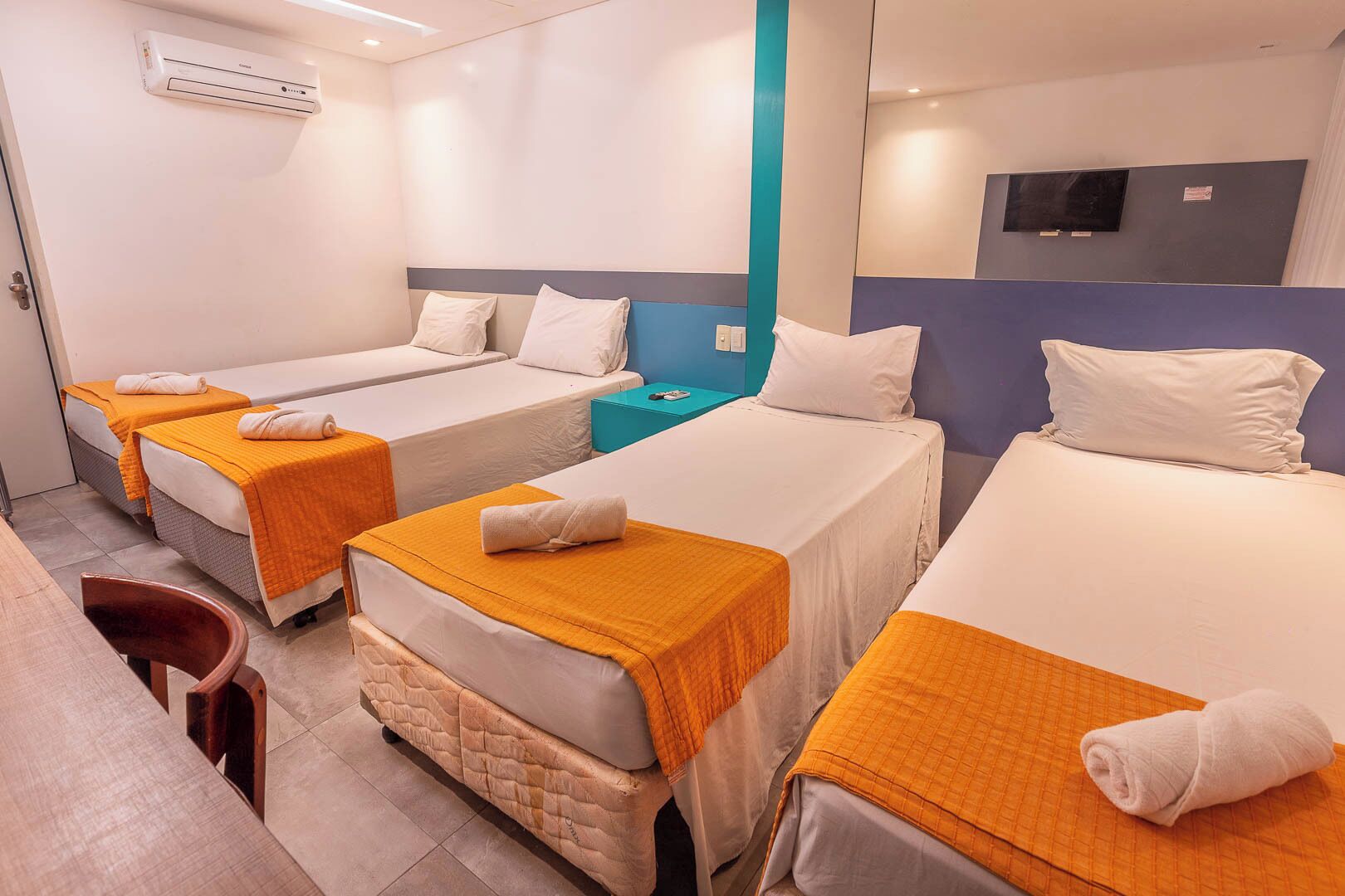 Apto Standard Triplo Twin | Minibar, free WiFi, bed sheets