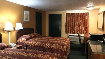 Standard Double Room, 2 Double Beds | Desk, free WiFi, bed sheets