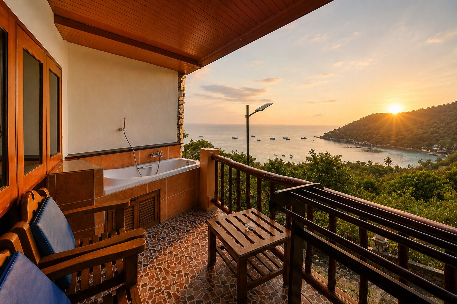 Deluxe Sea View | Minibar, trang trí khác biệt, trang bị nội thất với thiết kế riêng biệt 