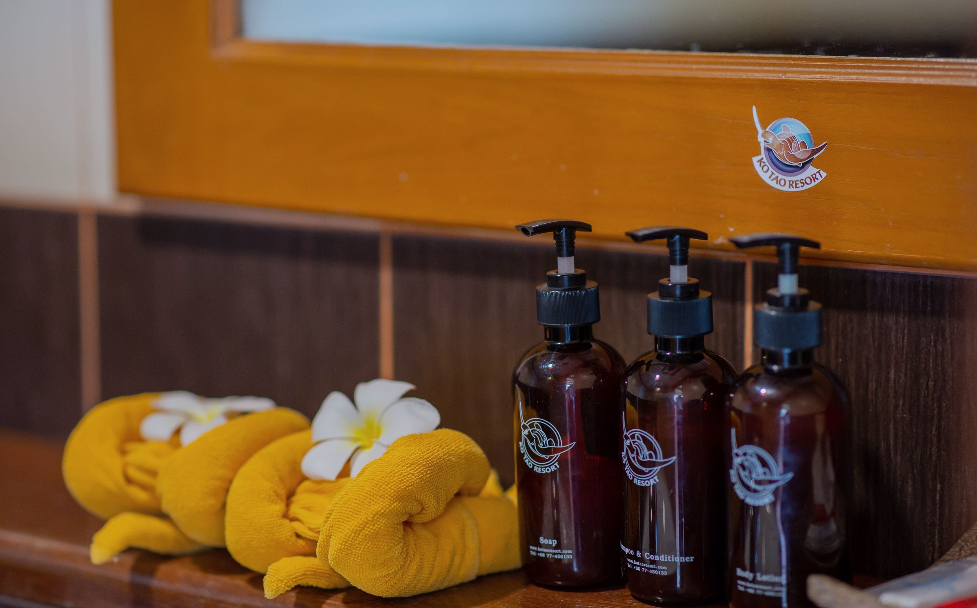 deluxe room | bathroom | shower, rainfall showerhead, free toiletries, hair dryer