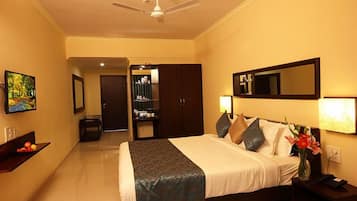 In-room safe, desk, iron/ironing board, rollaway beds