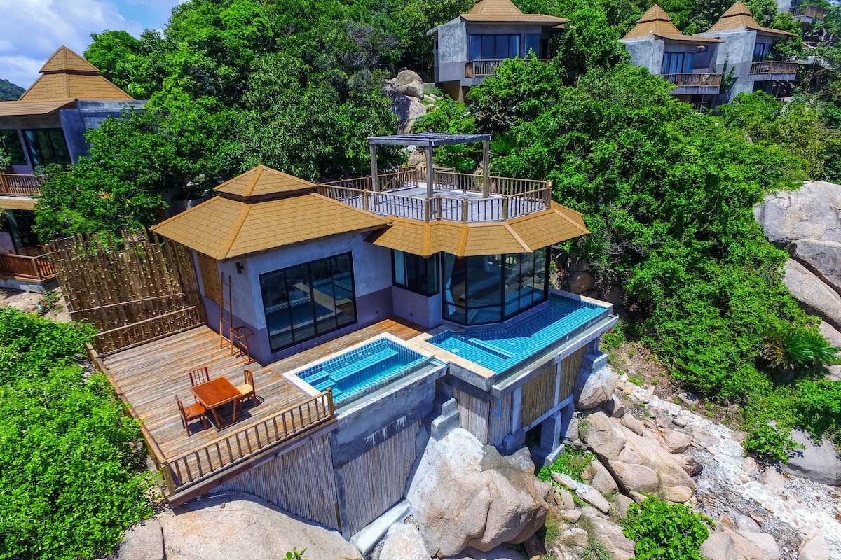 Honeymoon Pool Villa | 1 bedroom, minibar, in-room safe, laptop workspace
