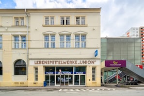 Fassade der Unterkunft