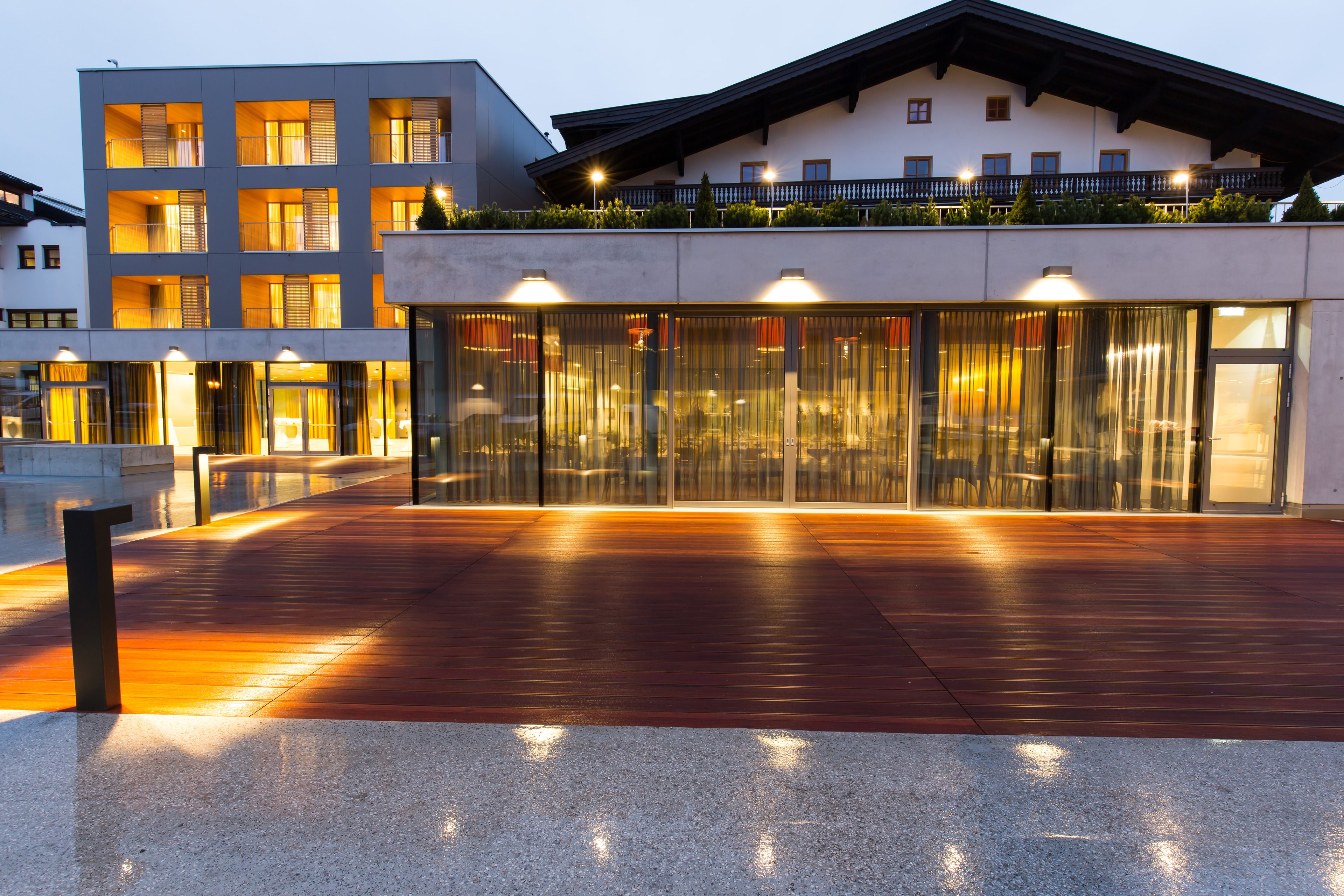 front of property – evening/night