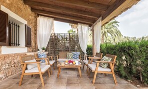 Villa, 3 Bedrooms, 2 Bathrooms | Terrace/patio - Finca Es Torrent (Campos)