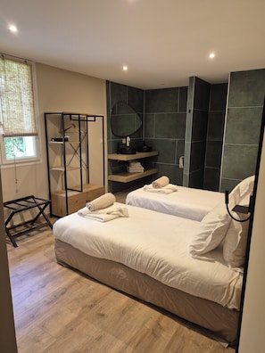 1 habitación y ropa de cama de alta calidad 