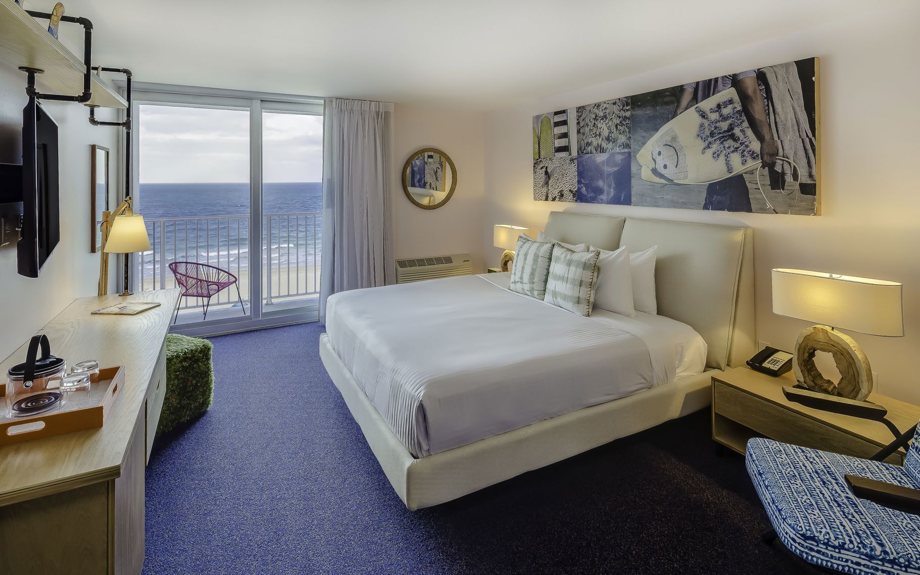 Premium bedding, pillowtop beds, in-room safe, blackout drapes