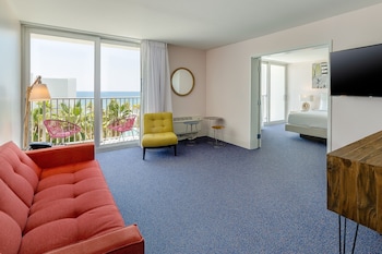 50-inch LED TV with digital channels, TV at Plunge Beach Resort