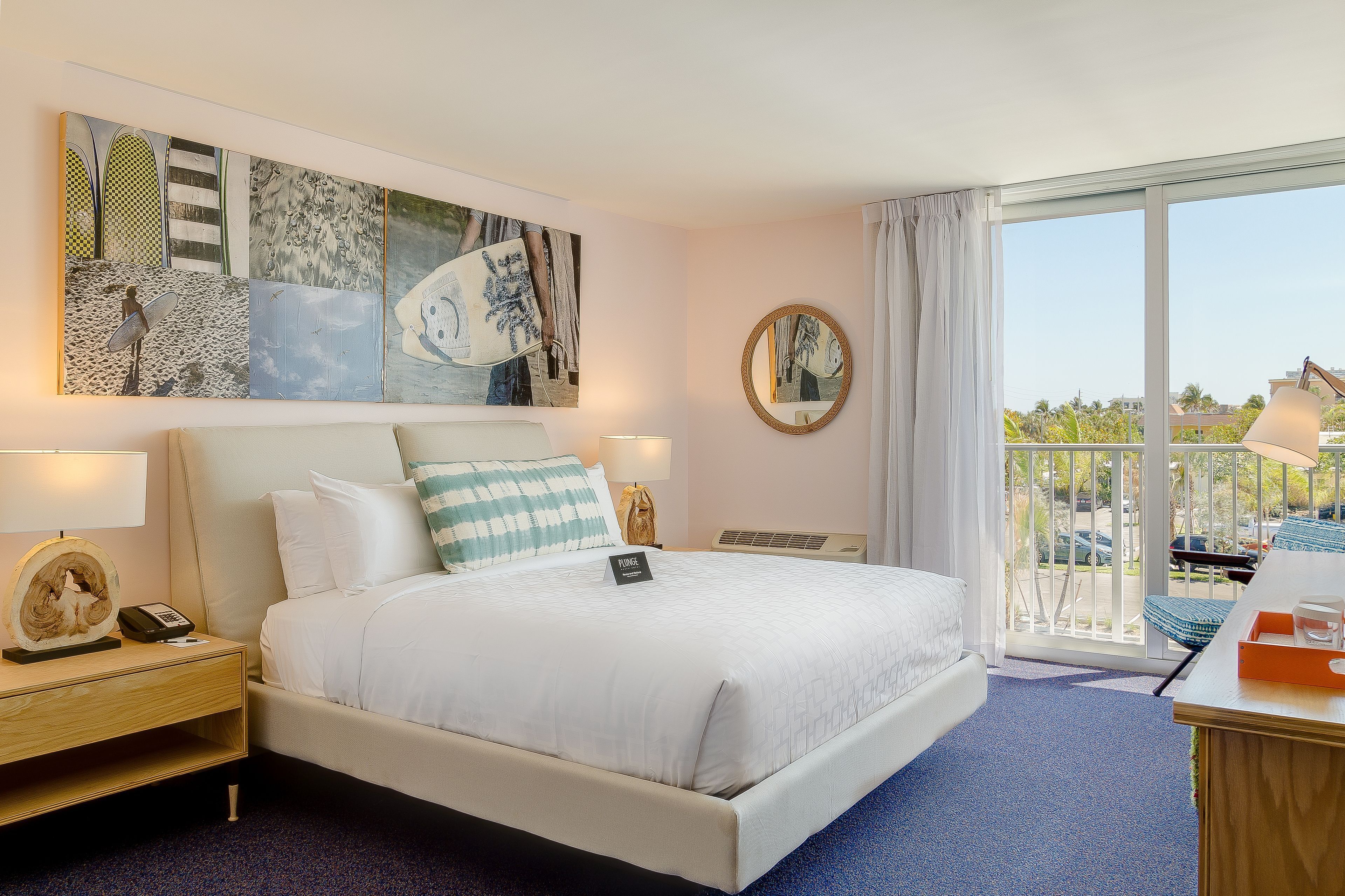 Premium bedding, pillowtop beds, in-room safe, blackout drapes