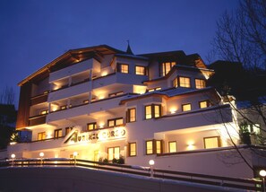 Front of property – evening/night