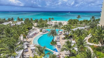 Outdoor pool, pool cabanas (surcharge), pool umbrellas