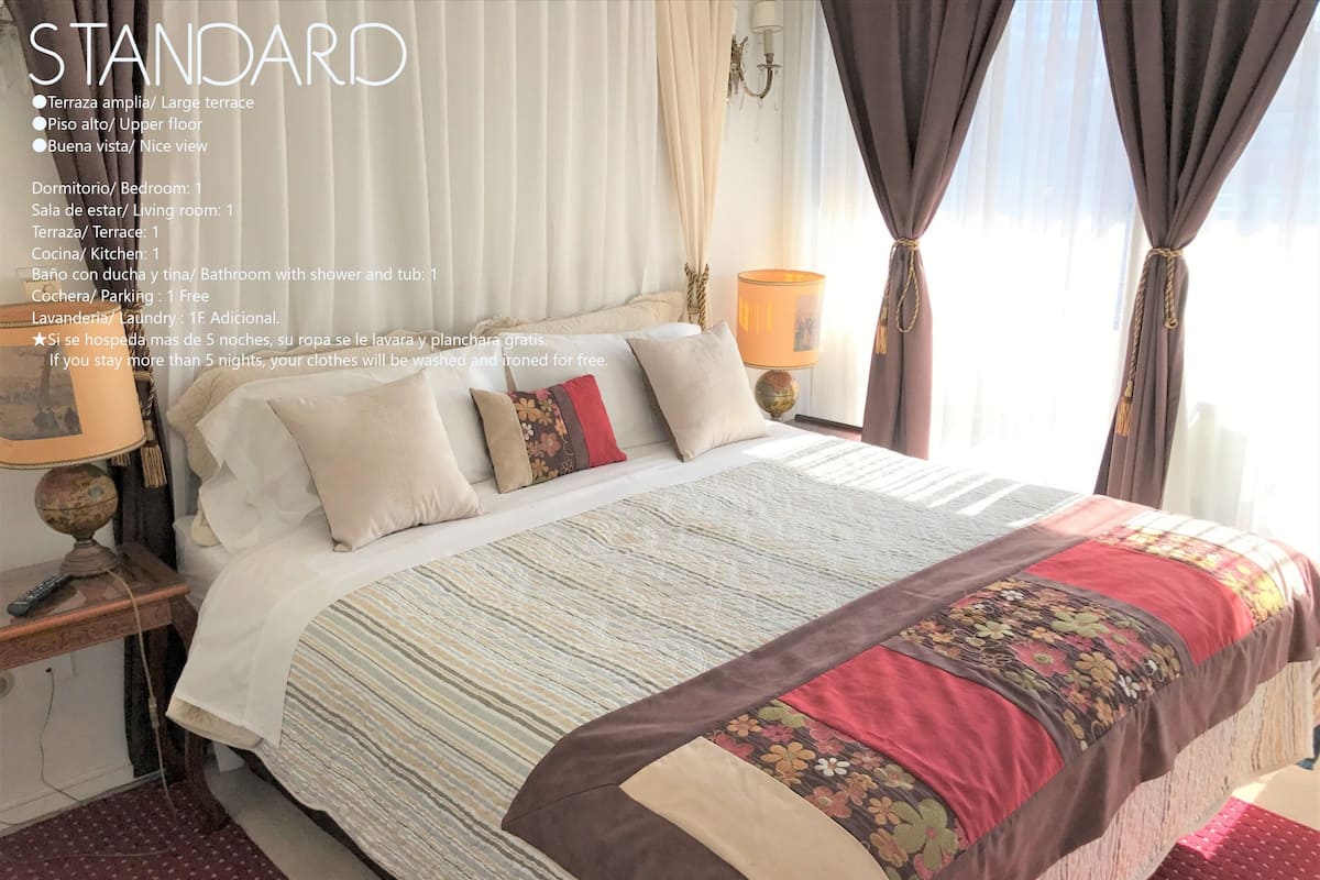 Standard-Apartment, 1 Schlafzimmer, Küche, Bergblick