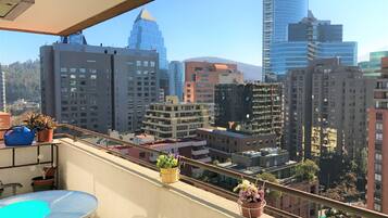 Apartamento estándar, 1 habitación, cocina, vistas a la montaña | Terraza o patio