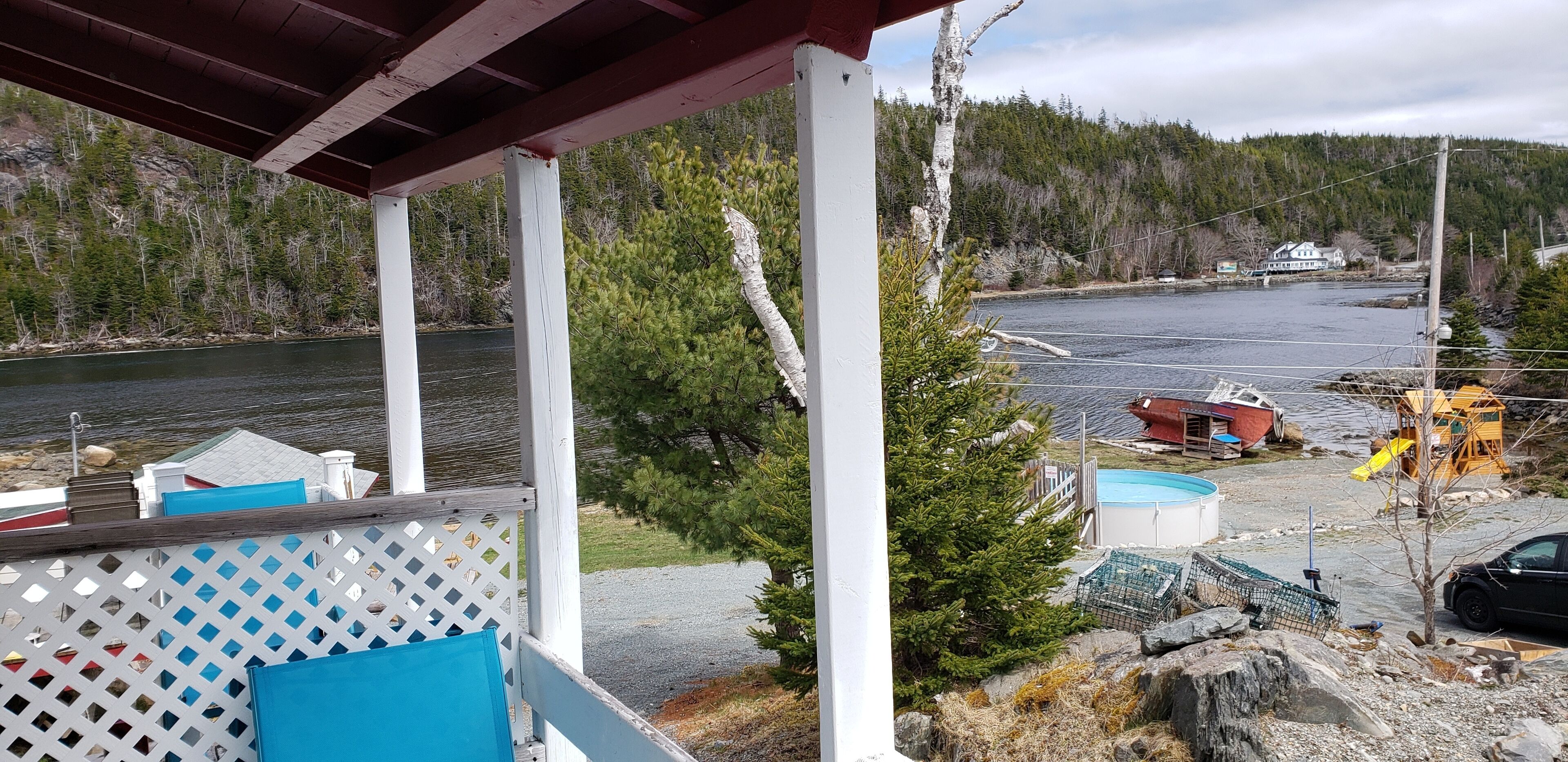 Cabin, 1 Queen Bed with Sofa bed, Kitchenette (Cabin 5,7) | Terrace/patio