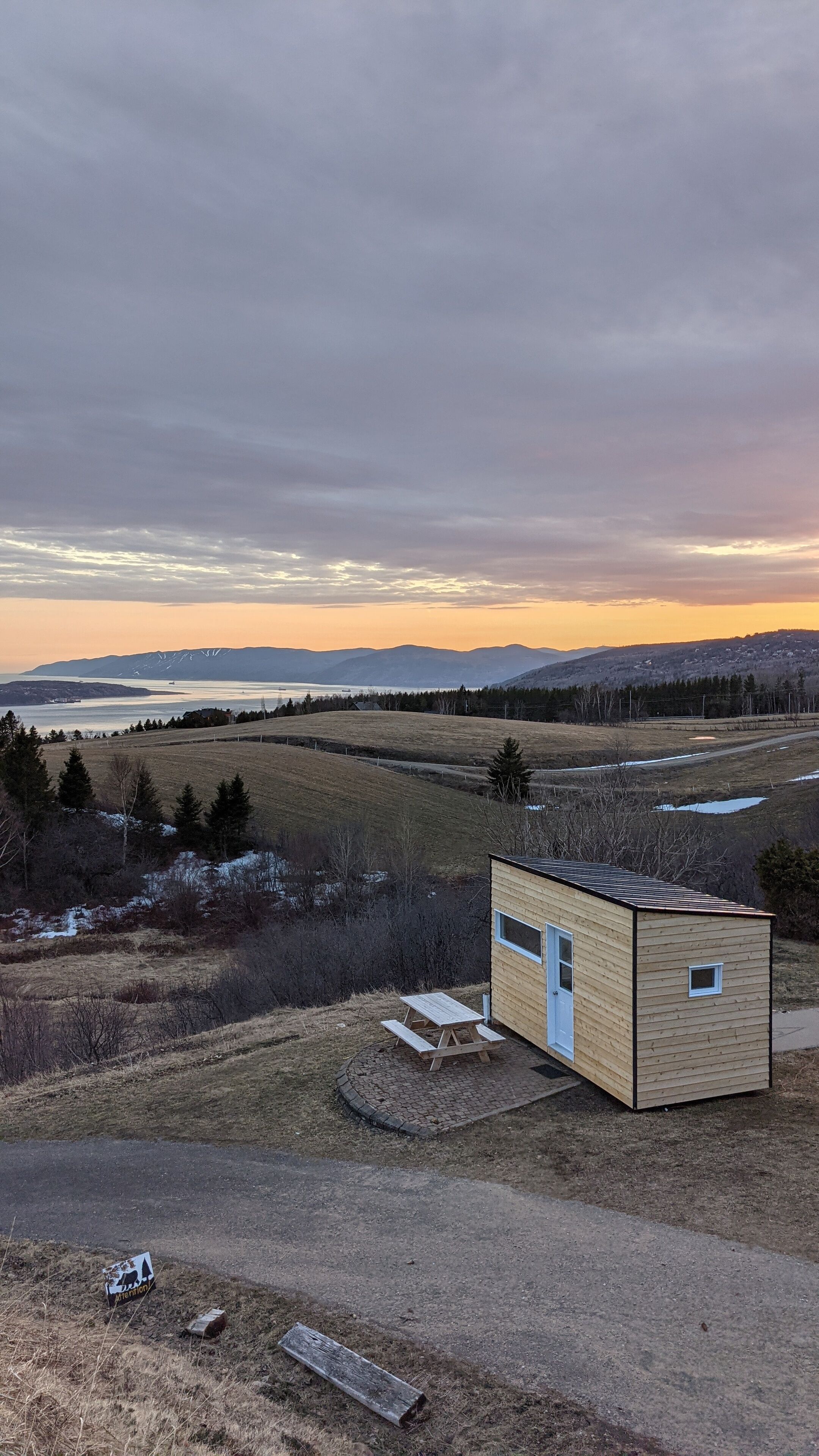 Vue depuis l’hébergement