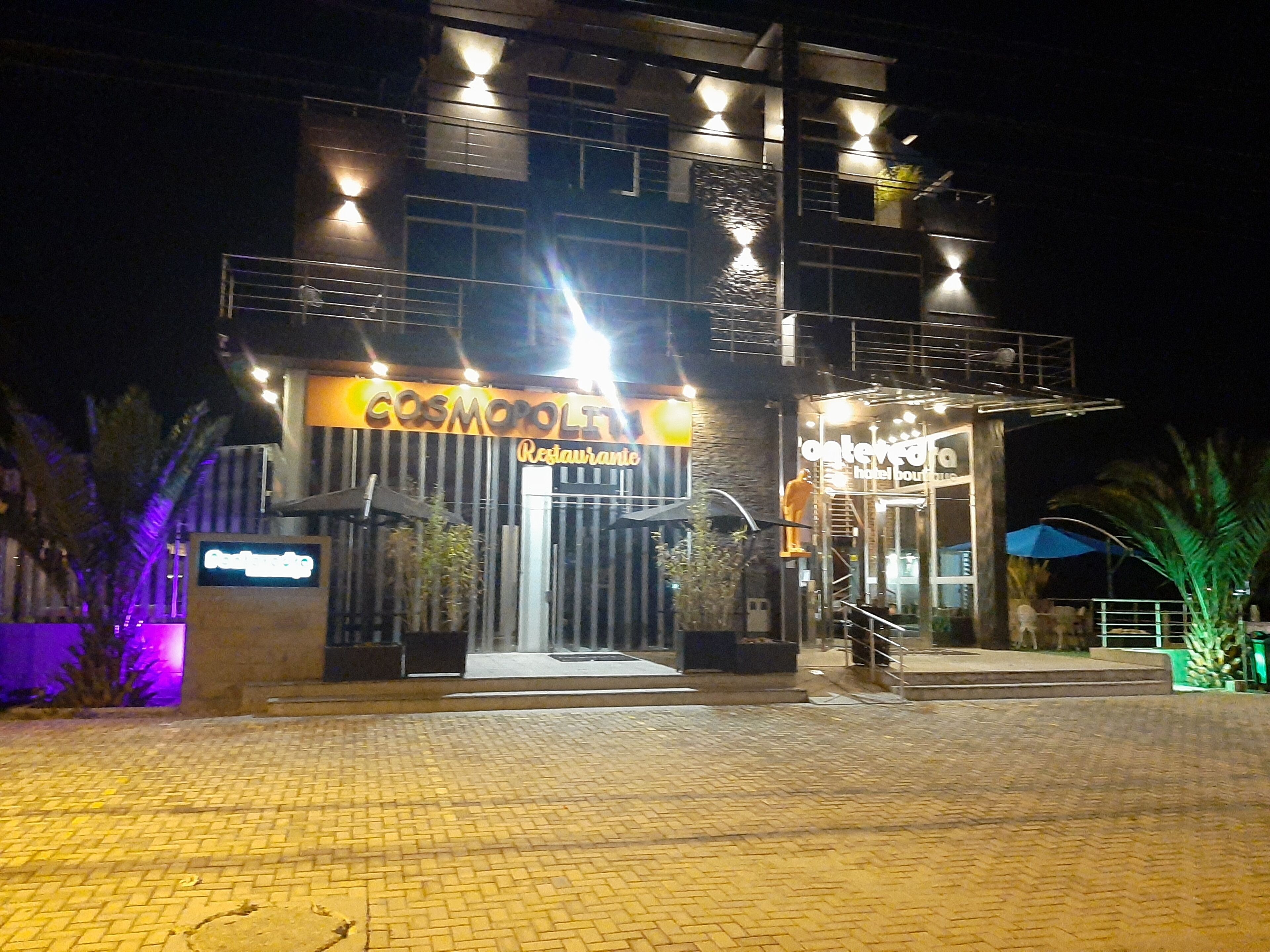 front of property – evening/night