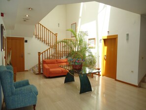 Sitteområde i lobbyen