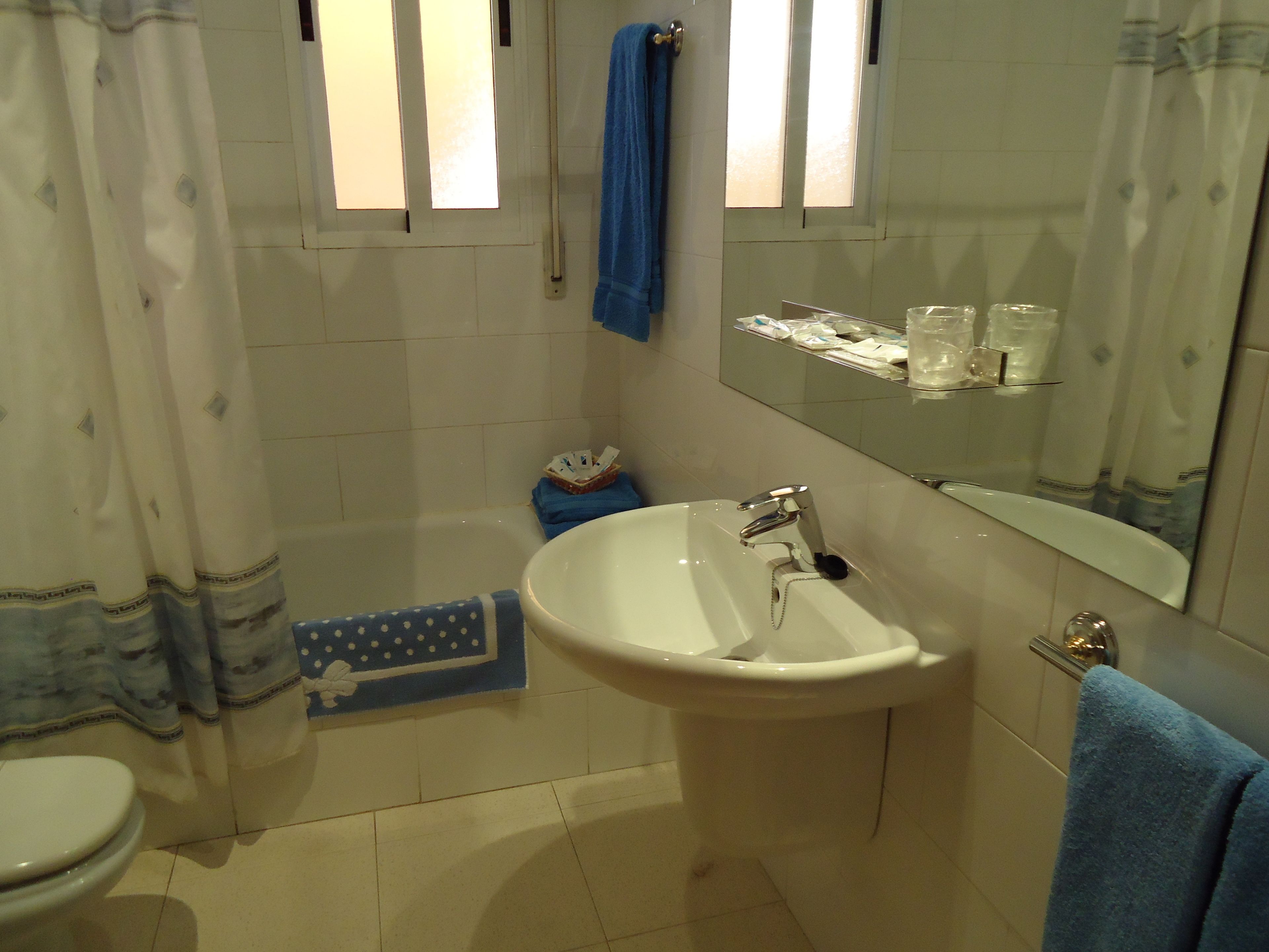 double or twin room | bathroom | bathtub, free toiletries, hair dryer, bidet