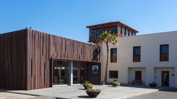 Voorkant van accommodatie