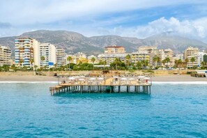 Private beach nearby