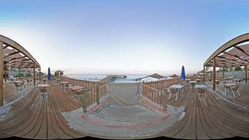 Playa privada y vóleibol de playa