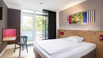 Literie de qualité supérieure, coffres-forts dans les chambres, bureau