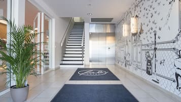 Interior entrance