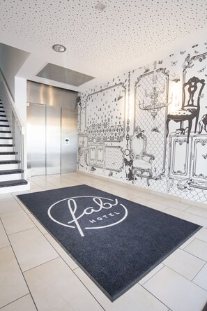 Interior entrance - fab Hotel (Munich)
