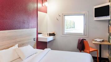 Habitación (Tandem) | Escritorio, wifi gratis, ropa de cama