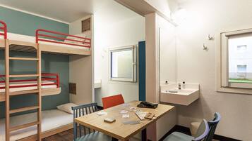 Individually furnished, blackout drapes, soundproofing, free WiFi