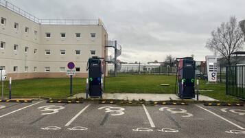 Punto de recarga de coches eléctricos