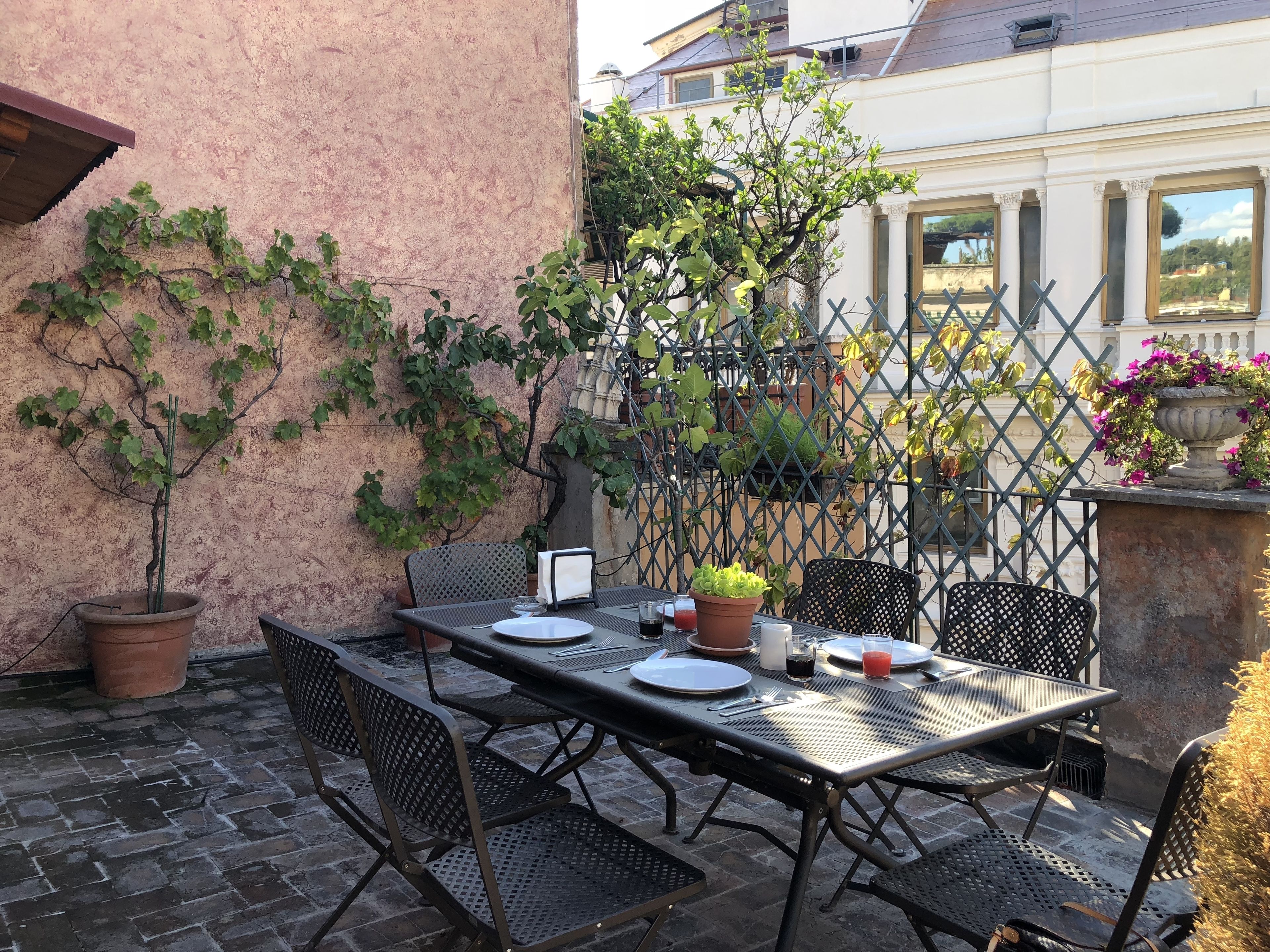 apartment, 2 bedrooms, terrace, city view | terrace/patio