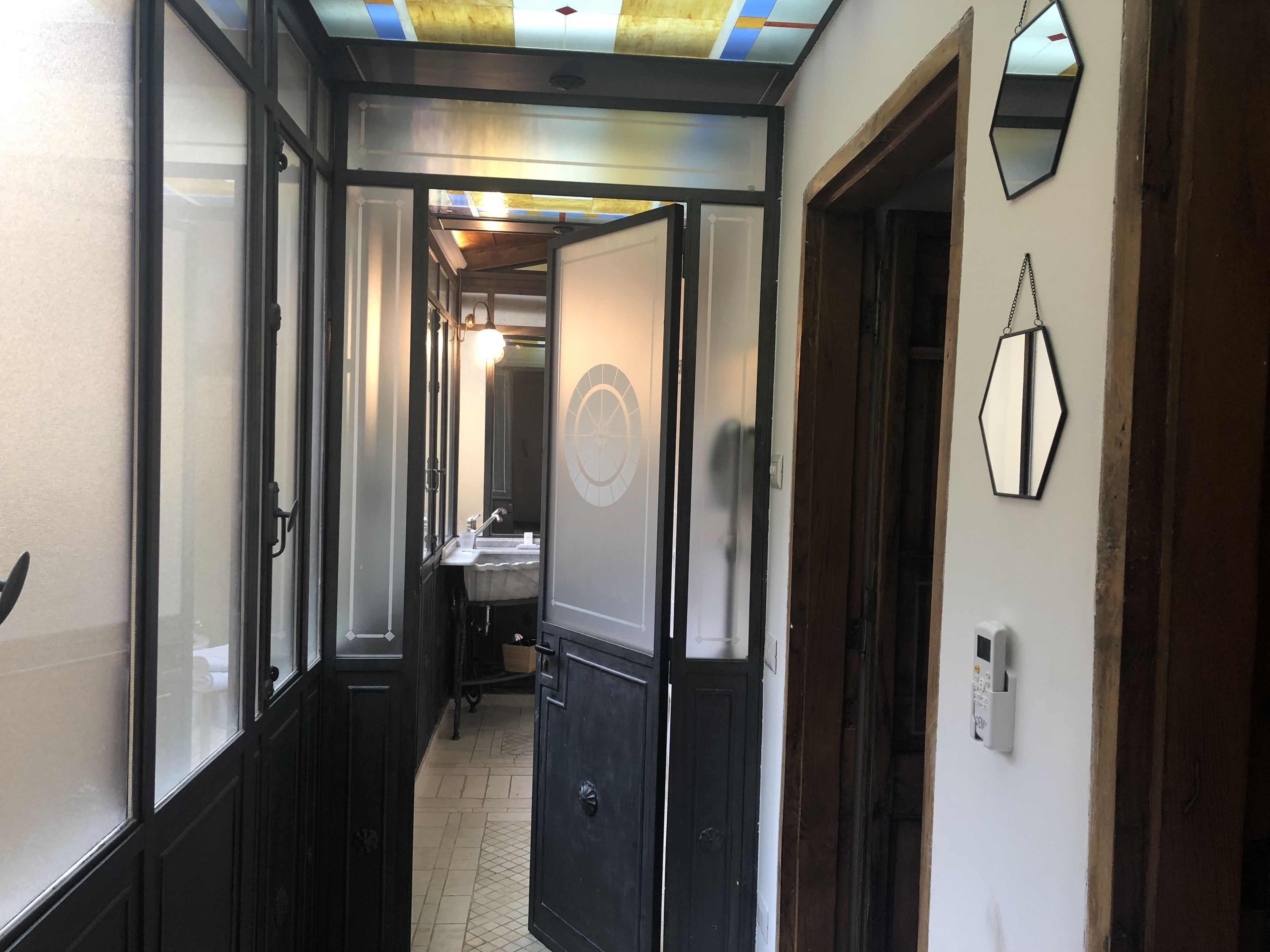 apartment, 2 bedrooms, terrace, city view | bathroom | shower, eco-friendly toiletries, hair dryer, slippers