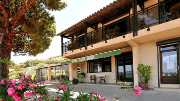 Voorkant van accommodatie