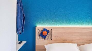 Chambres insonorisées, fer et planche à repasser, Wi-Fi gratuit