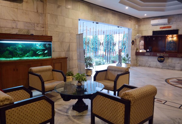 Lobby sitting area
