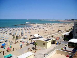 Aan het strand