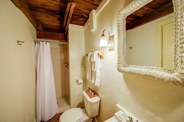 Habitación Deluxe | Baño | Amenidades de baño de diseñador, secadora de cabello, toallas, jabón