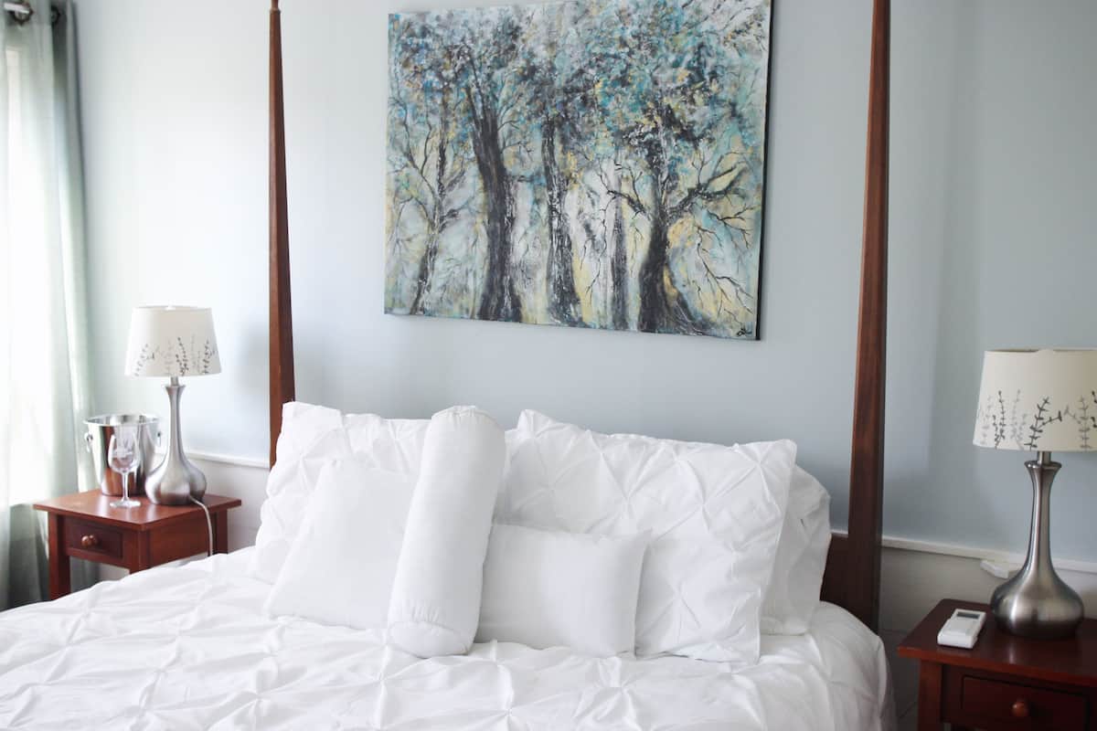 Suite, 2 Schlafzimmer | Bettwäsche aus ägyptischer Baumwolle, hochwertige Bettwaren