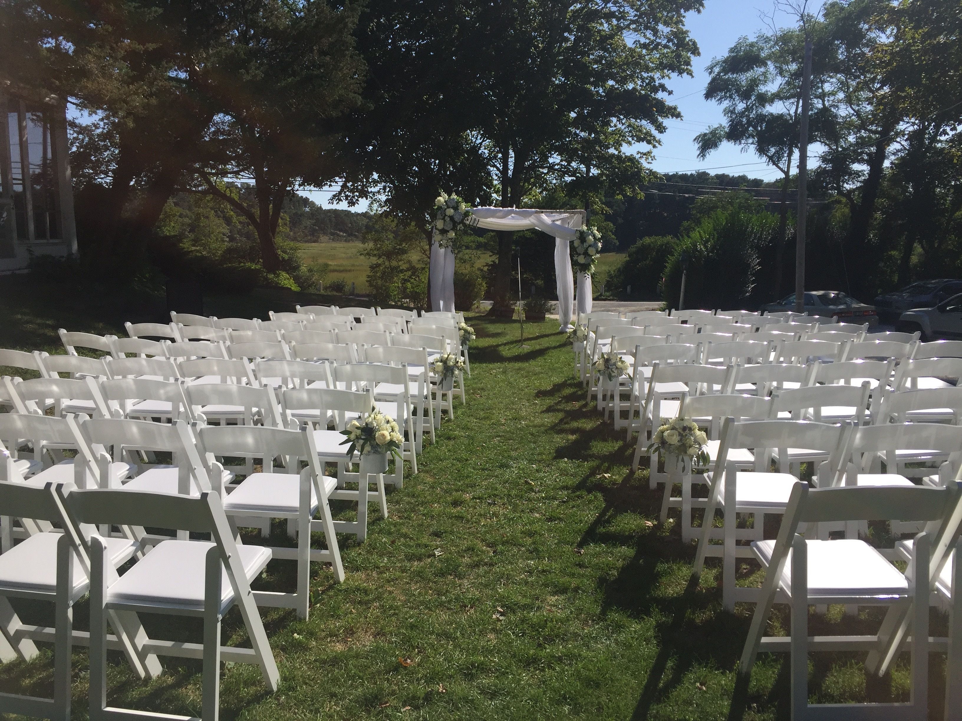 Espace de mariage à l’extérieur