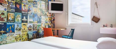 Camera, 2 letti singoli (Side Car) | Lenzuola Frette, biancheria da letto di alta qualità, tende oscuranti