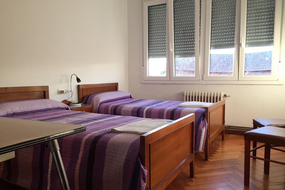 Desk, blackout curtains, iron/ironing board, free WiFi